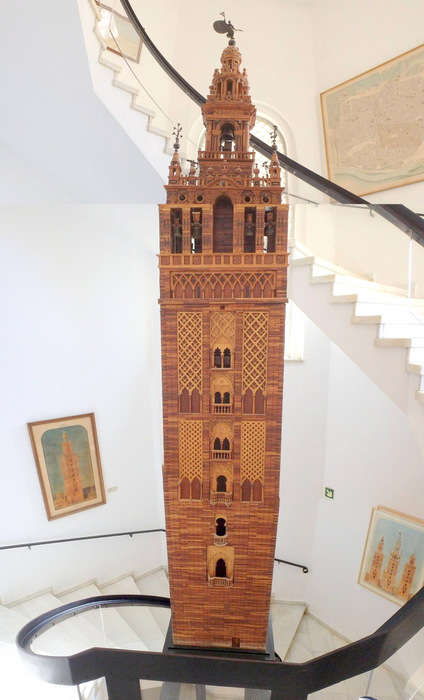 A model of the La Giralda Tower.